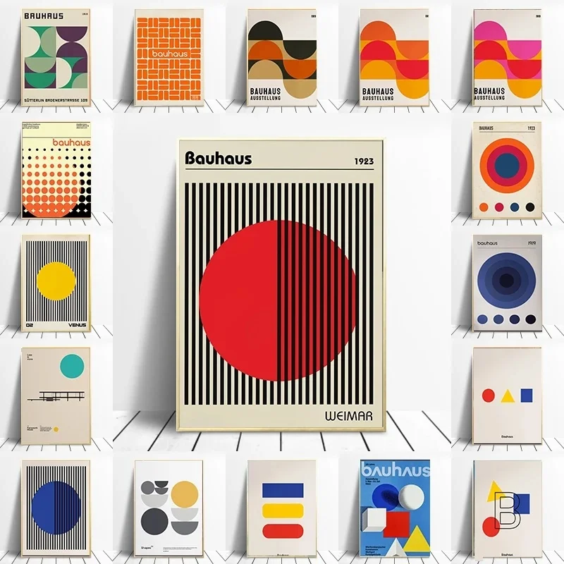 Photography Geometry - Arte Minimalista Moderno, Exposición Bauhaus, Pósters