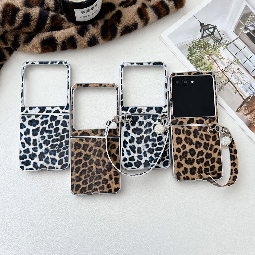 Camera Wrist Strap - Funda plegable con estampado de leopardo