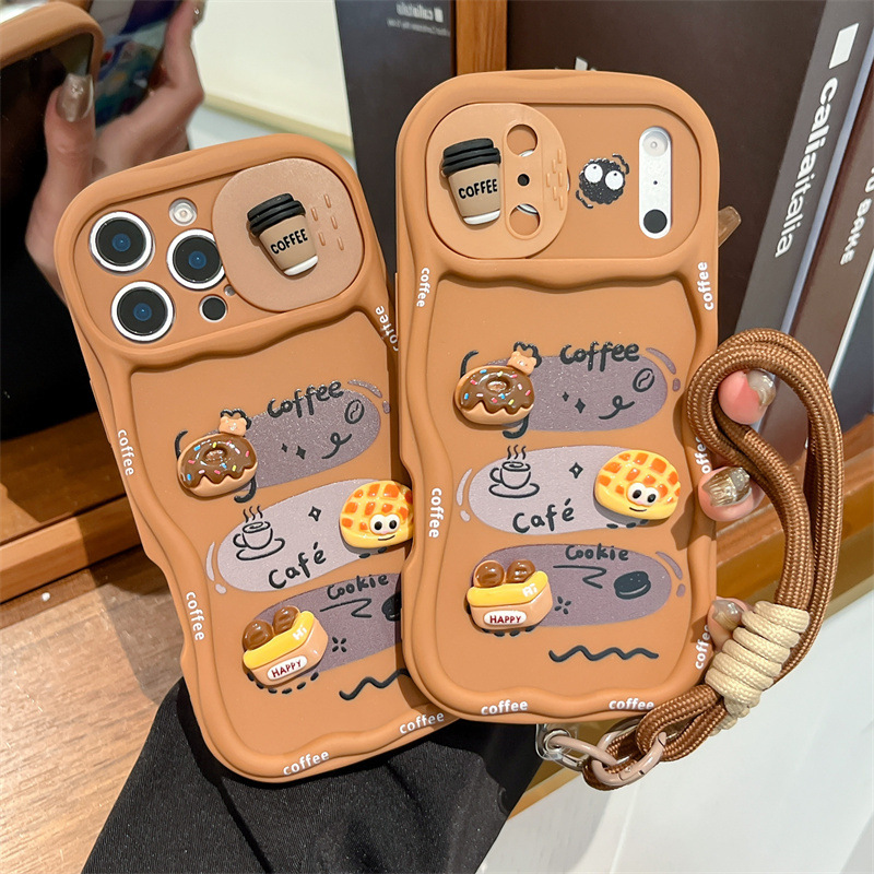 Camera Wrist Strap - Funda de Teléfono 3D con Dibujos